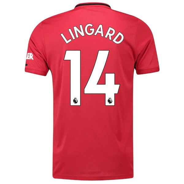 Camiseta Manchester United NO.14 Lingard Primera equipación 2019-2020 Rojo